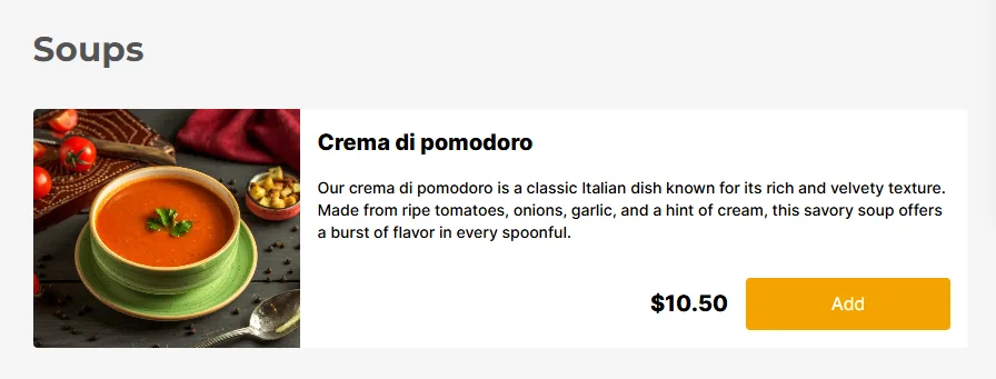 ALT: how to make a menu writing menu item descriptions