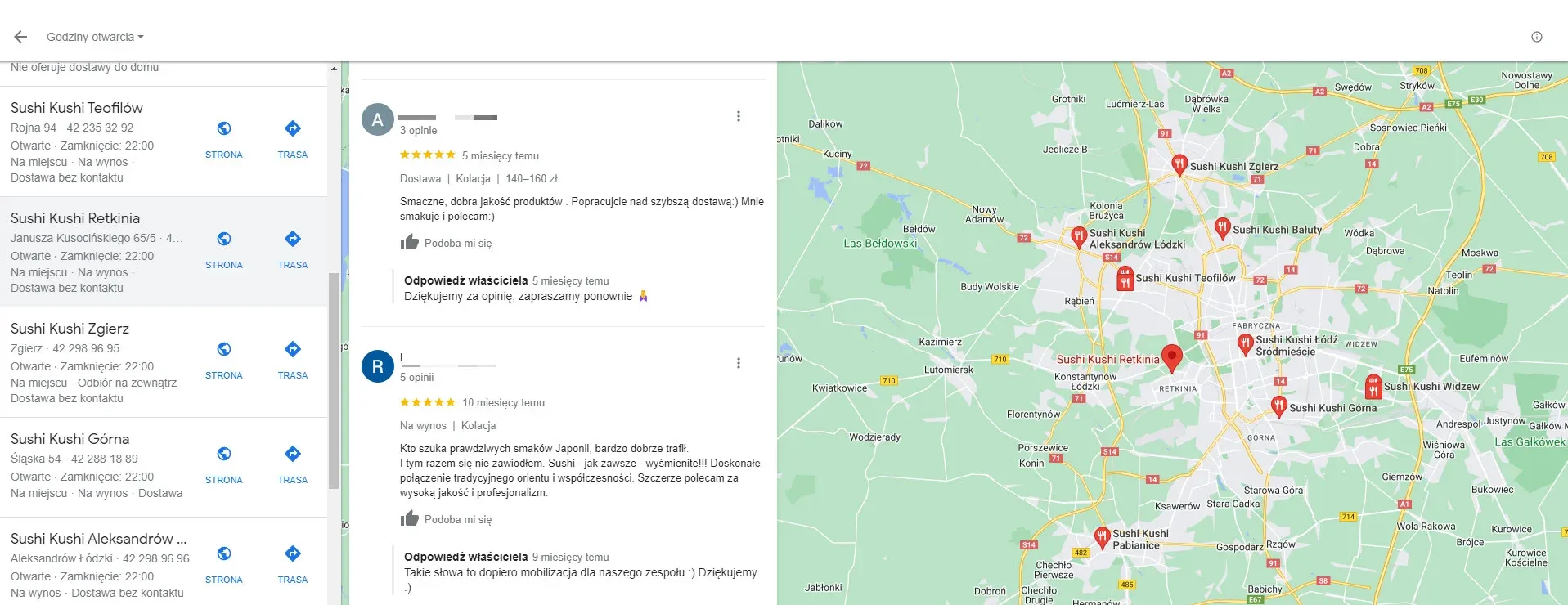 jak odpowiedziec na opinie google - wizytowka google
