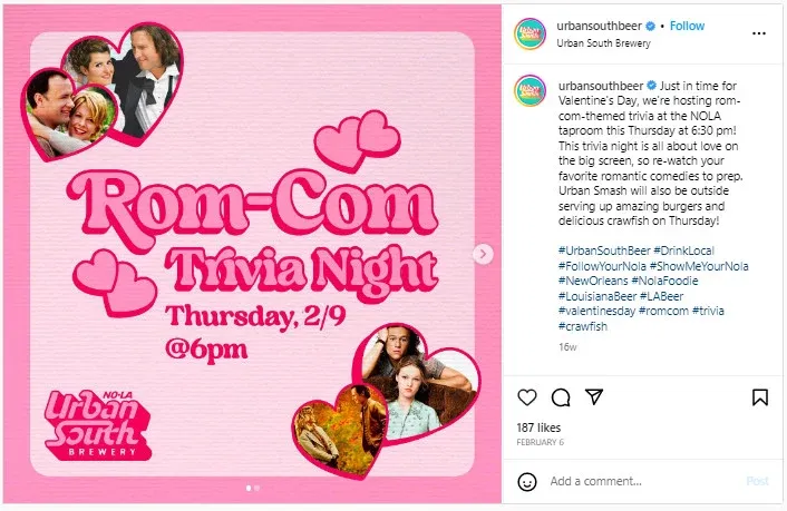 restaurant event ideas: trivia night: example photo