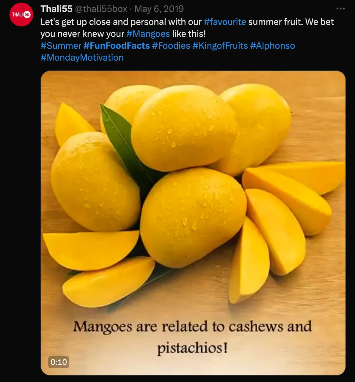 restaurant social media posts ideas - fun food facts