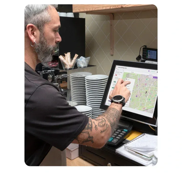 what is delivery management real time tracking