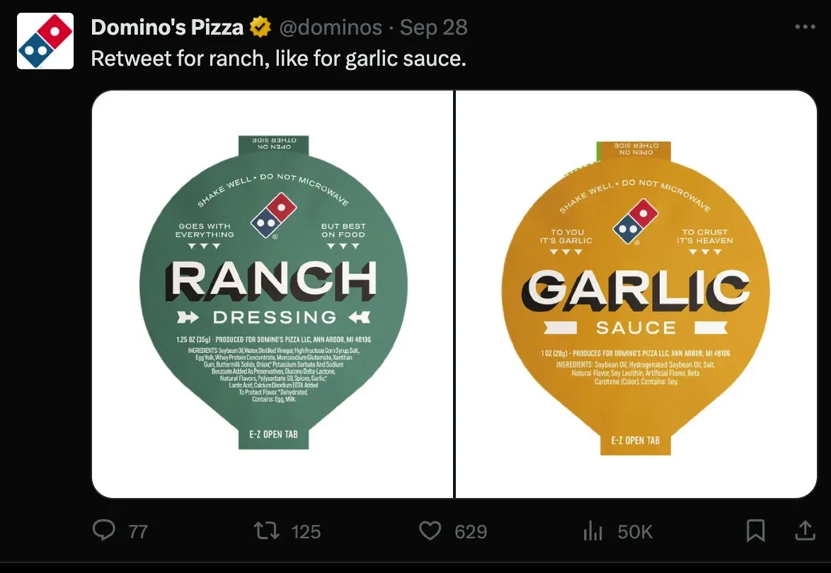 restaurant social media posts ideas - example dining preferences poll