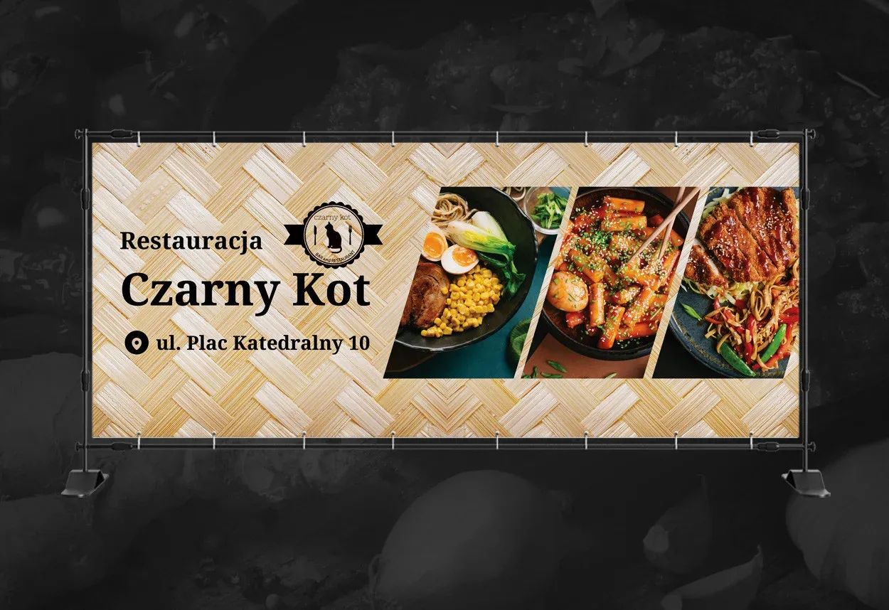 promocja restauracji - plakat