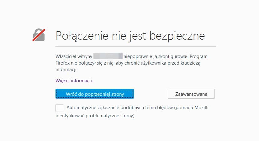 ile kosztuje strona internetowa - certyfikat SSL