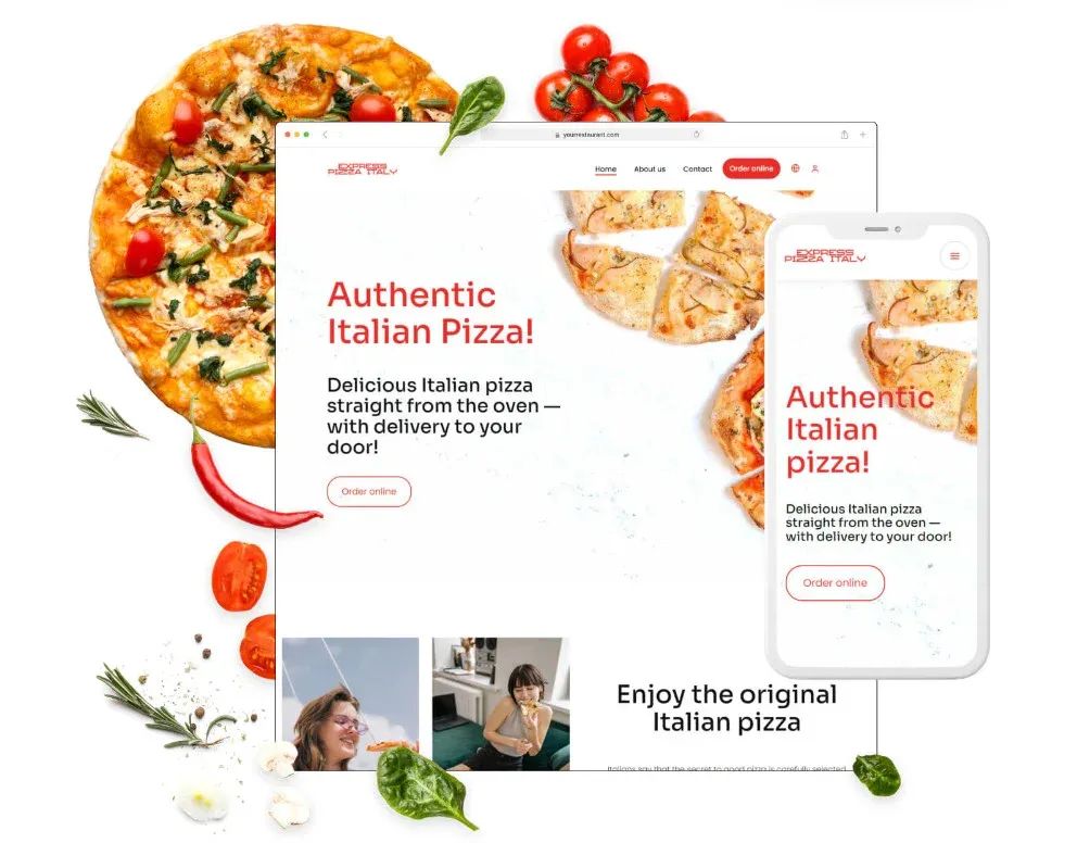 fast food management - fast food restaurant website
