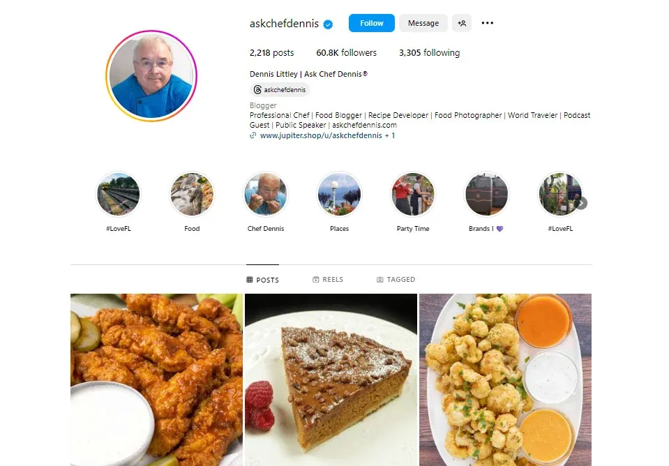 instagram for restaurants - food blogger