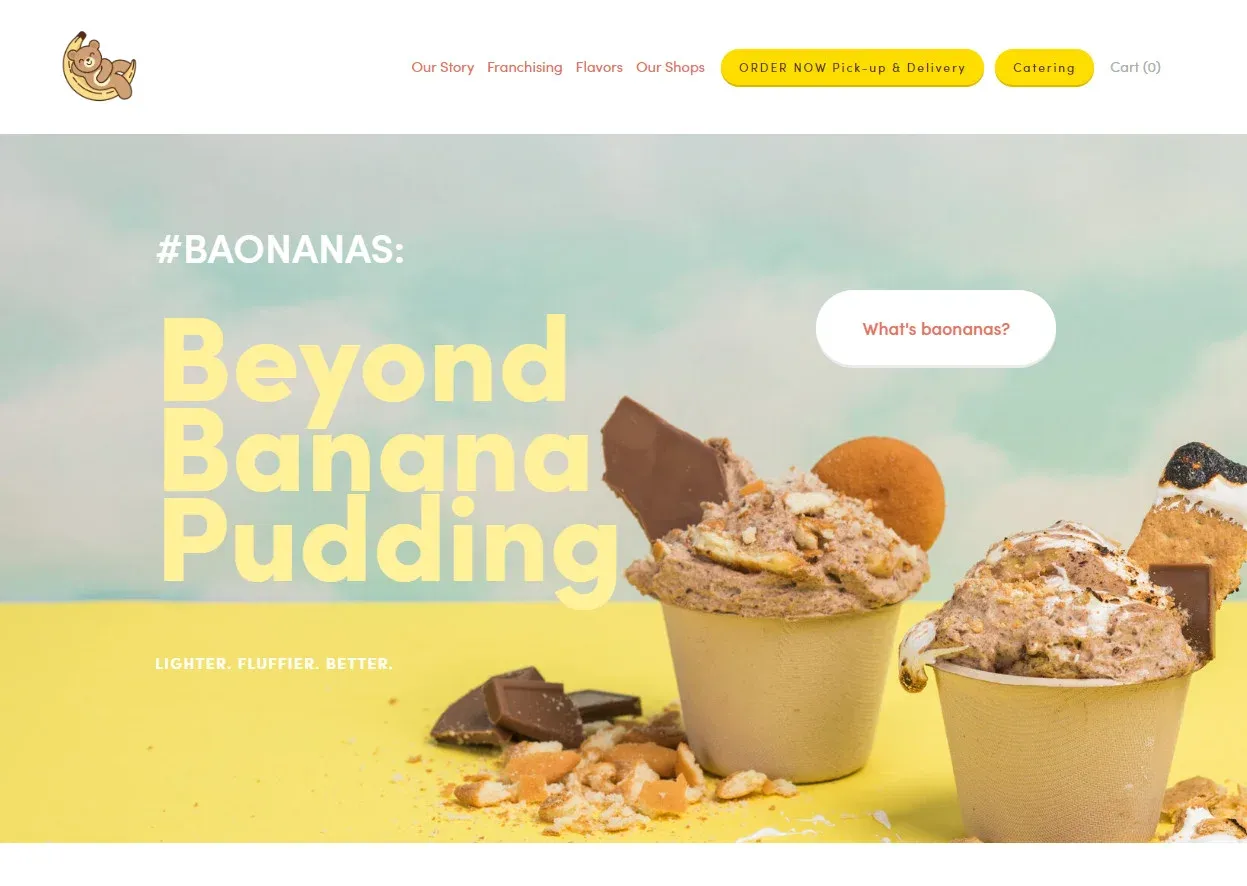 2 food truck website example Baonanas