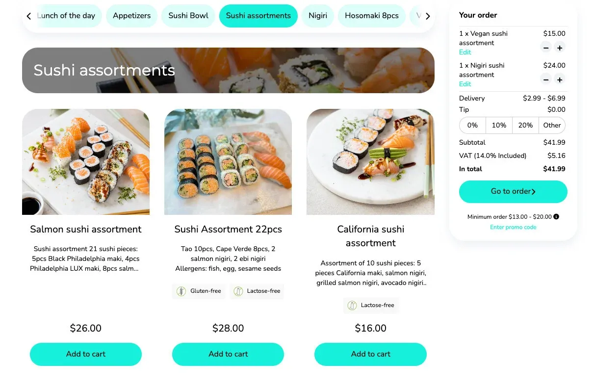 ALT: how to make a menu adding menu photos