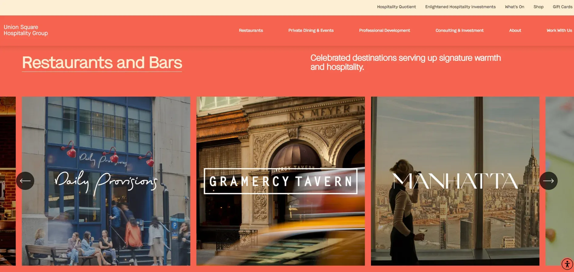 restaurant groups Union Square Hospitality Group