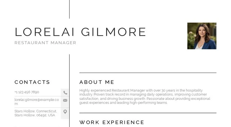 Restaurant owner resume examples