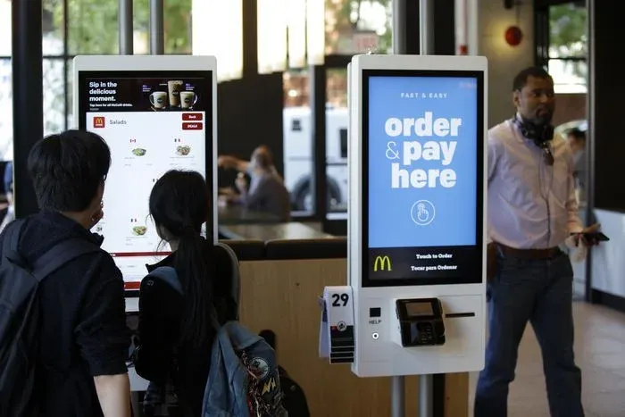 self service restaurant - self service kiosks