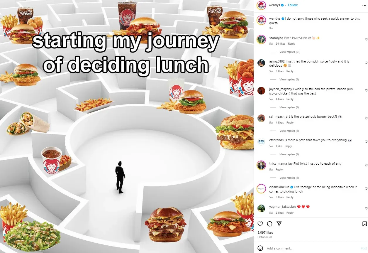 instagram for restaurants - example of restaurant instagram account