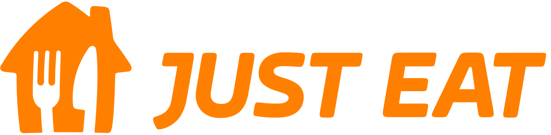 food delivery apps uk - Just Eat logo