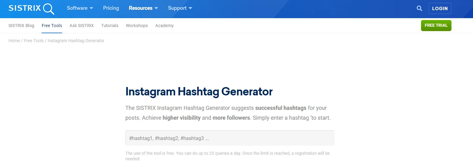 food hashtags - Instagram hashtags generator