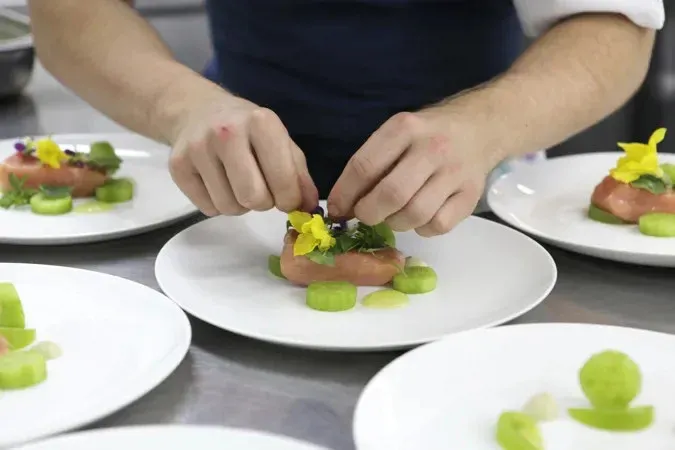 ALT: food presentation adding color contrast