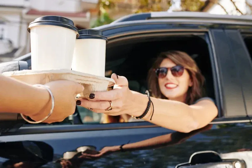 restaurant curbside pickup - curbside pickup example