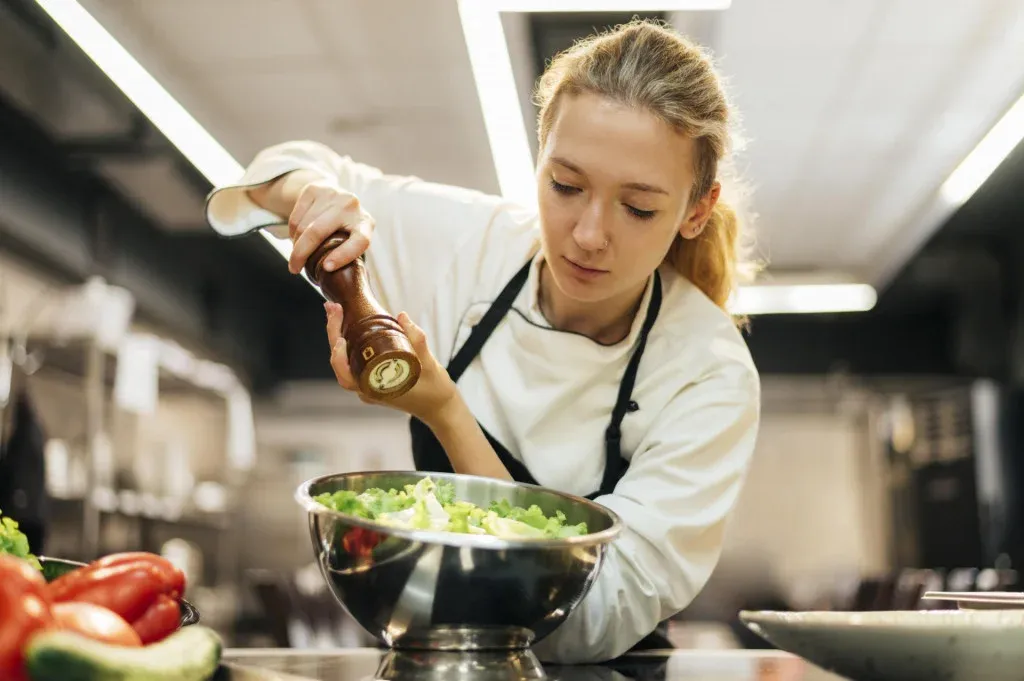 restaurant operations chef cooking in a restaurant