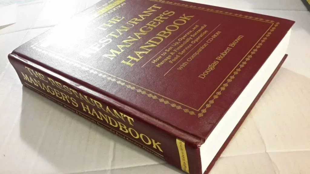 restaurant management books - restaurant managers handbook
