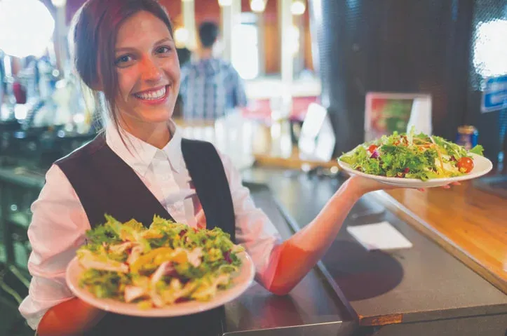 table turnover rate - waiter in a restaurant