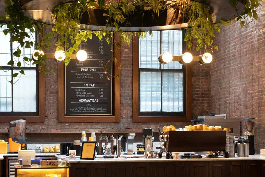 buying a coffee shop - coffee shop interior