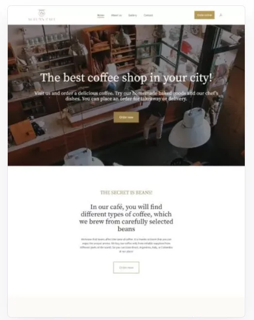 how to start a coffee shop - coffee shop website