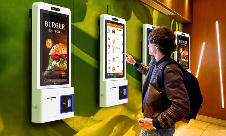 restaurant digital transformation - touchscreen kiosk
