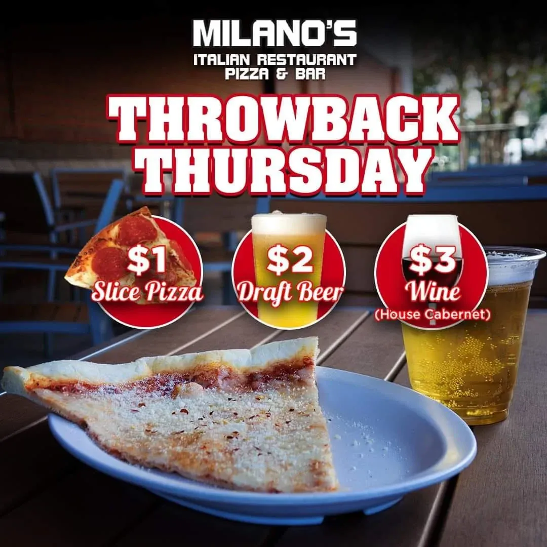 restaurant social media posts ideas - throwback Thursday