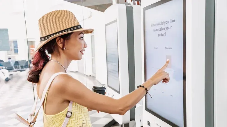 self service restaurant - self service kiosks