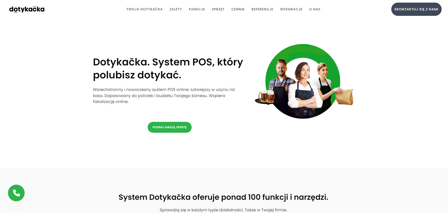 system pos - dotykacka