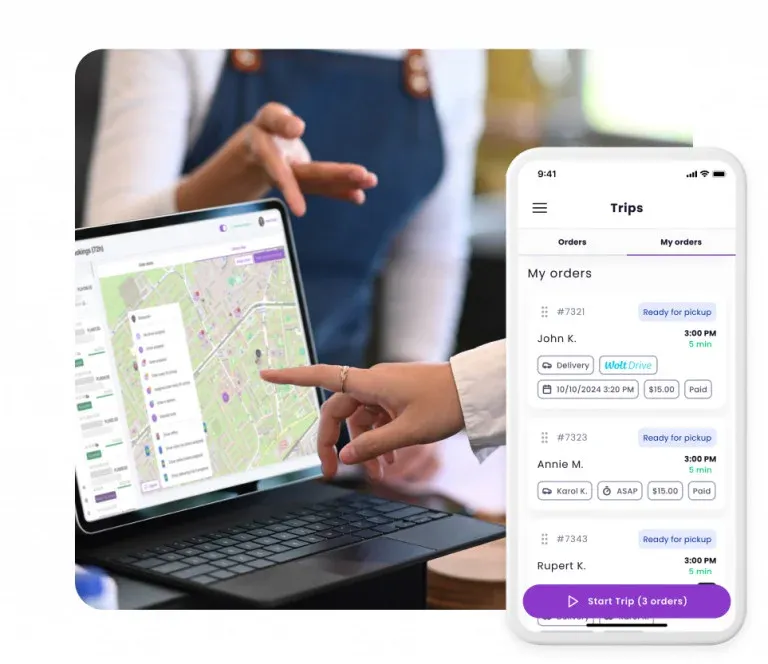 what is delivery-management route planning