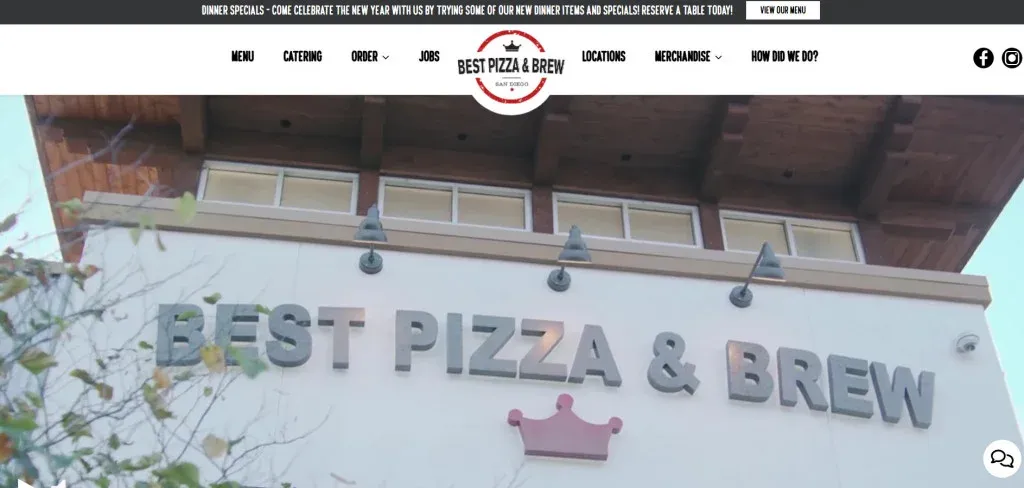 best pizza websites best pizza & brew