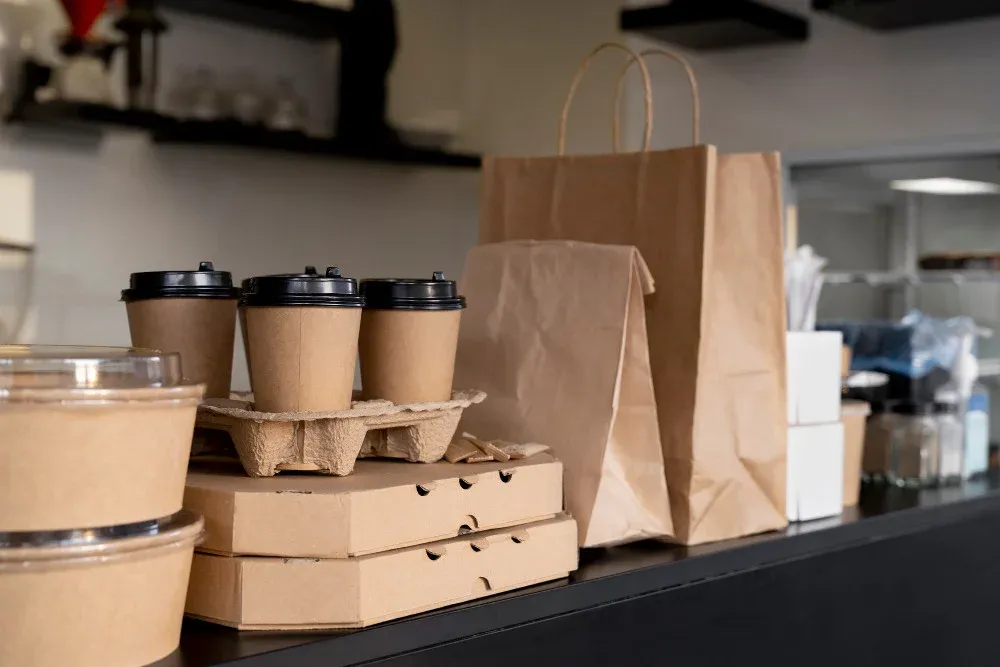 restaurant curbside pickup - food prepared for curb side pickup