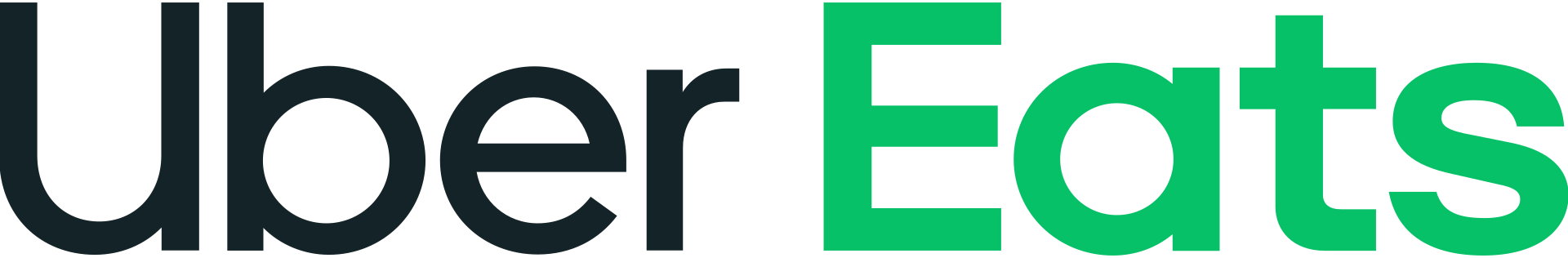 food delivery apps uk - UberEats logo