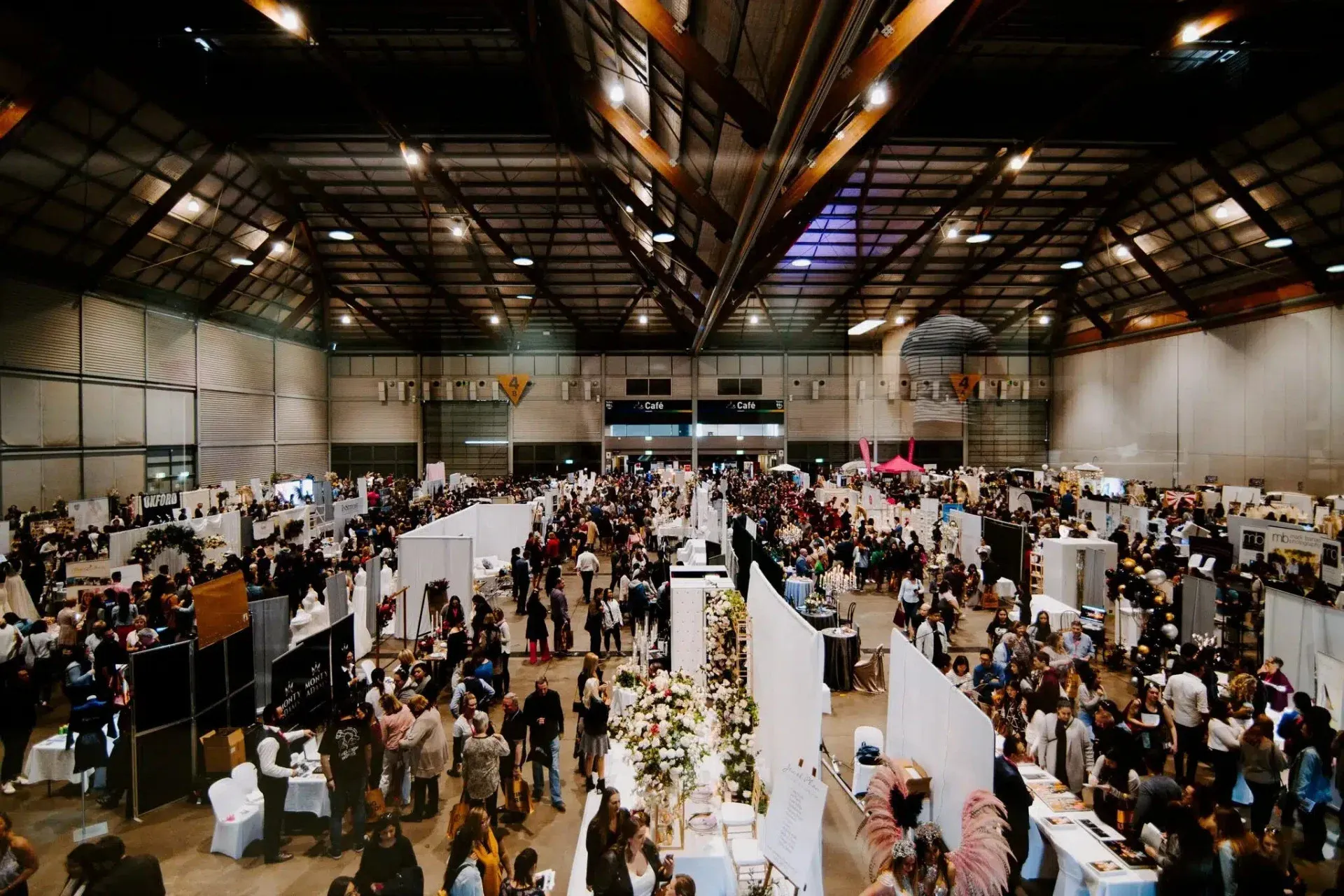 how to get catering clients - wedding expo