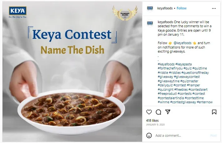 restaurant grand opening ideas: signature dish contest example photo