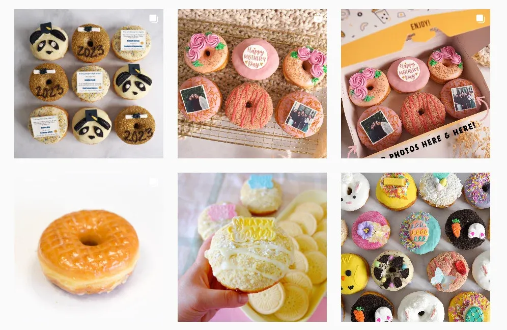 restaurant social media marketing - showcasing specialties example