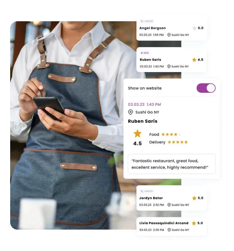 fast food management - customer feedback