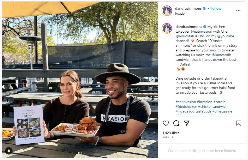 fast food marketing ideas influencer takeover: example photo