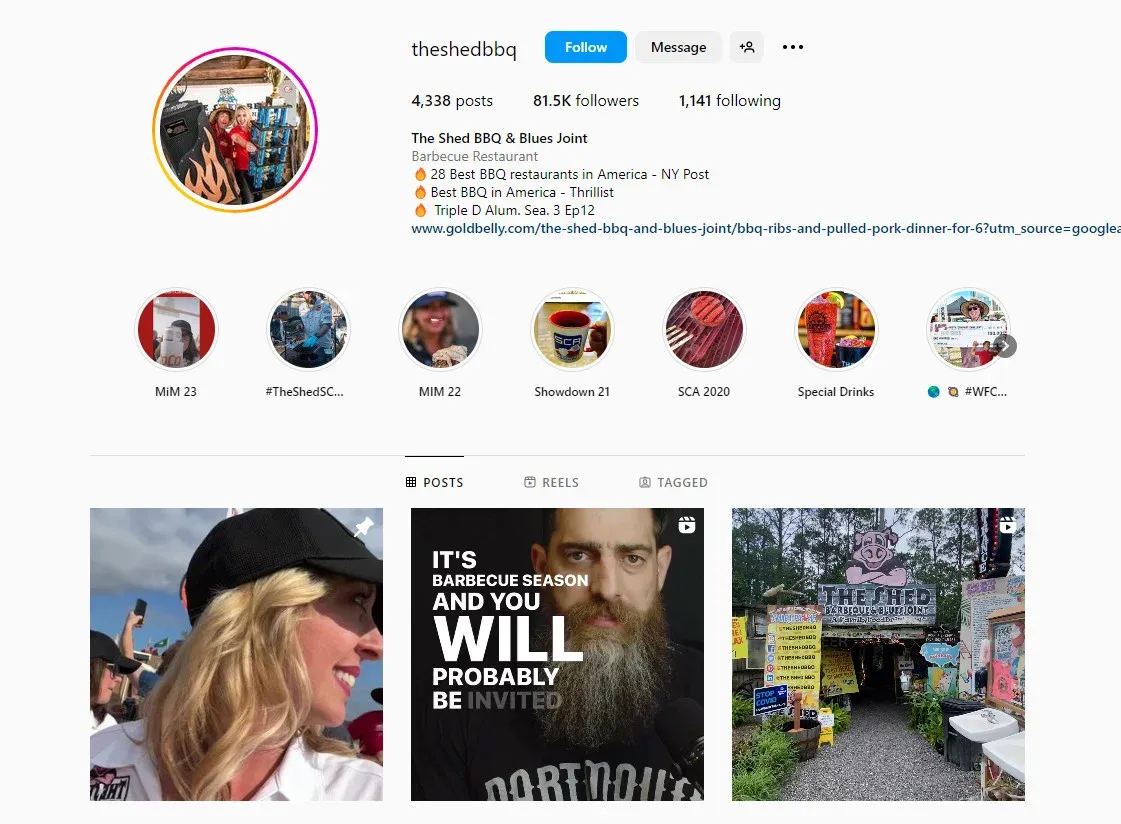 restaurant social media marketing - behind the scenes example