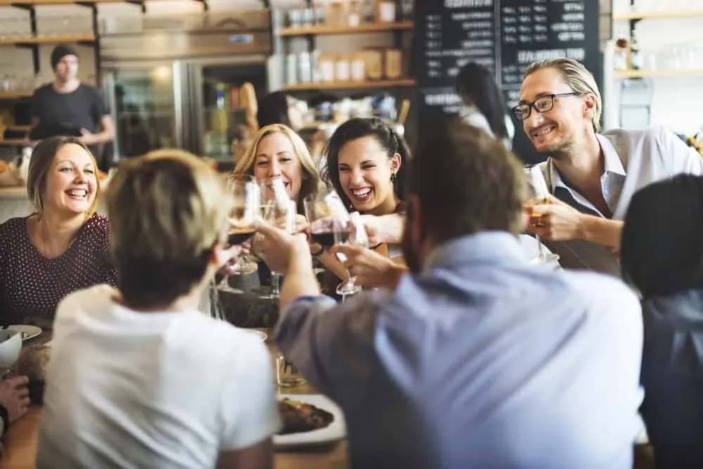 running a restaurant - customers in a restaurant