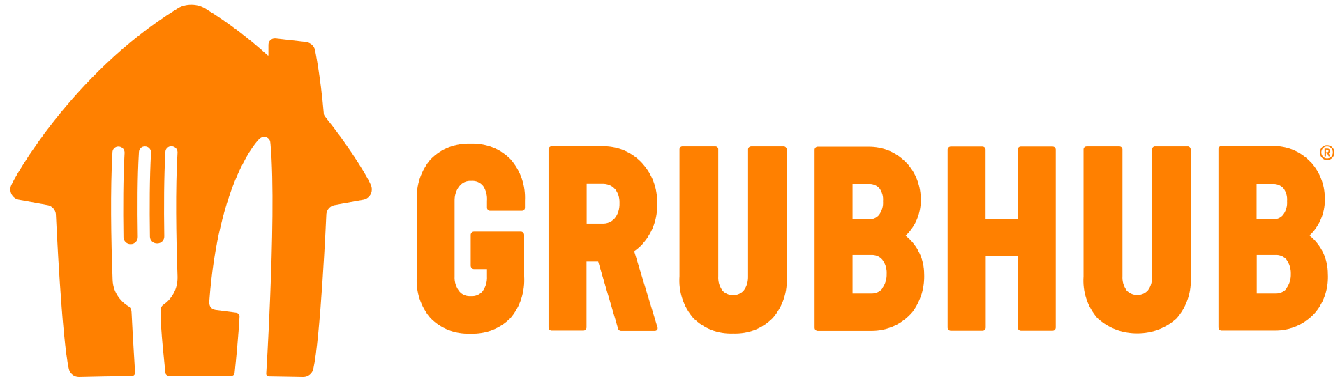 food delivery apps - GrubHub logo