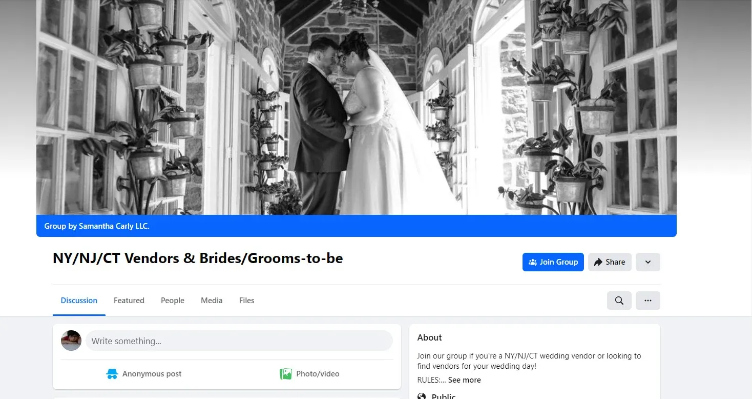 how to get catering clients - facebook group example