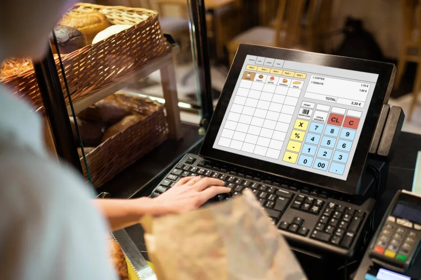 restaurant bookkeeping using POS system
