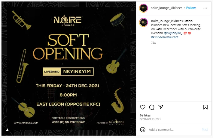 restaurant grand openings ideas: soft opening example photo