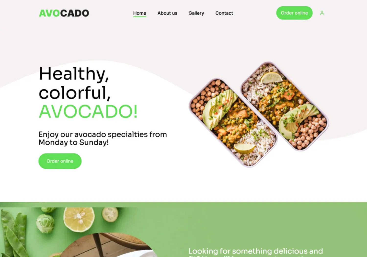 Restaurant website example 10