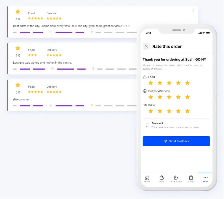 UpMenu is a great solution that can automate restaurant reviews collecting