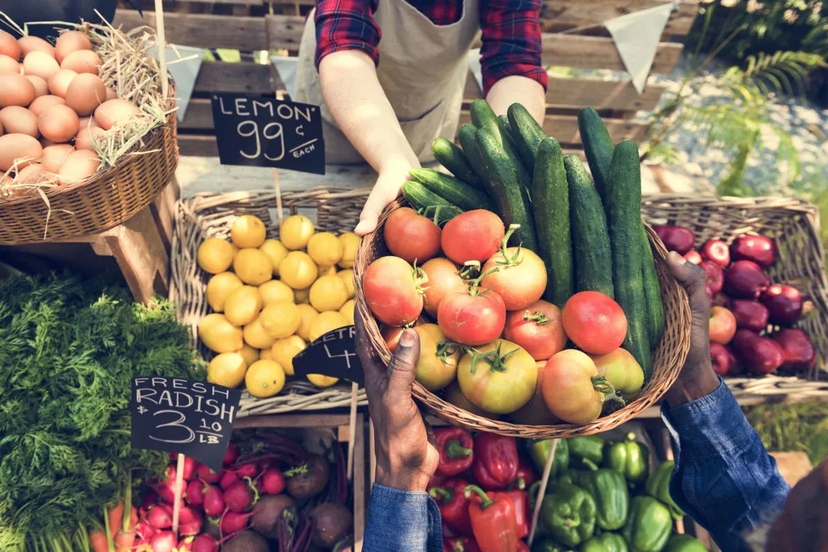 average revenue of a restaurant vegetables