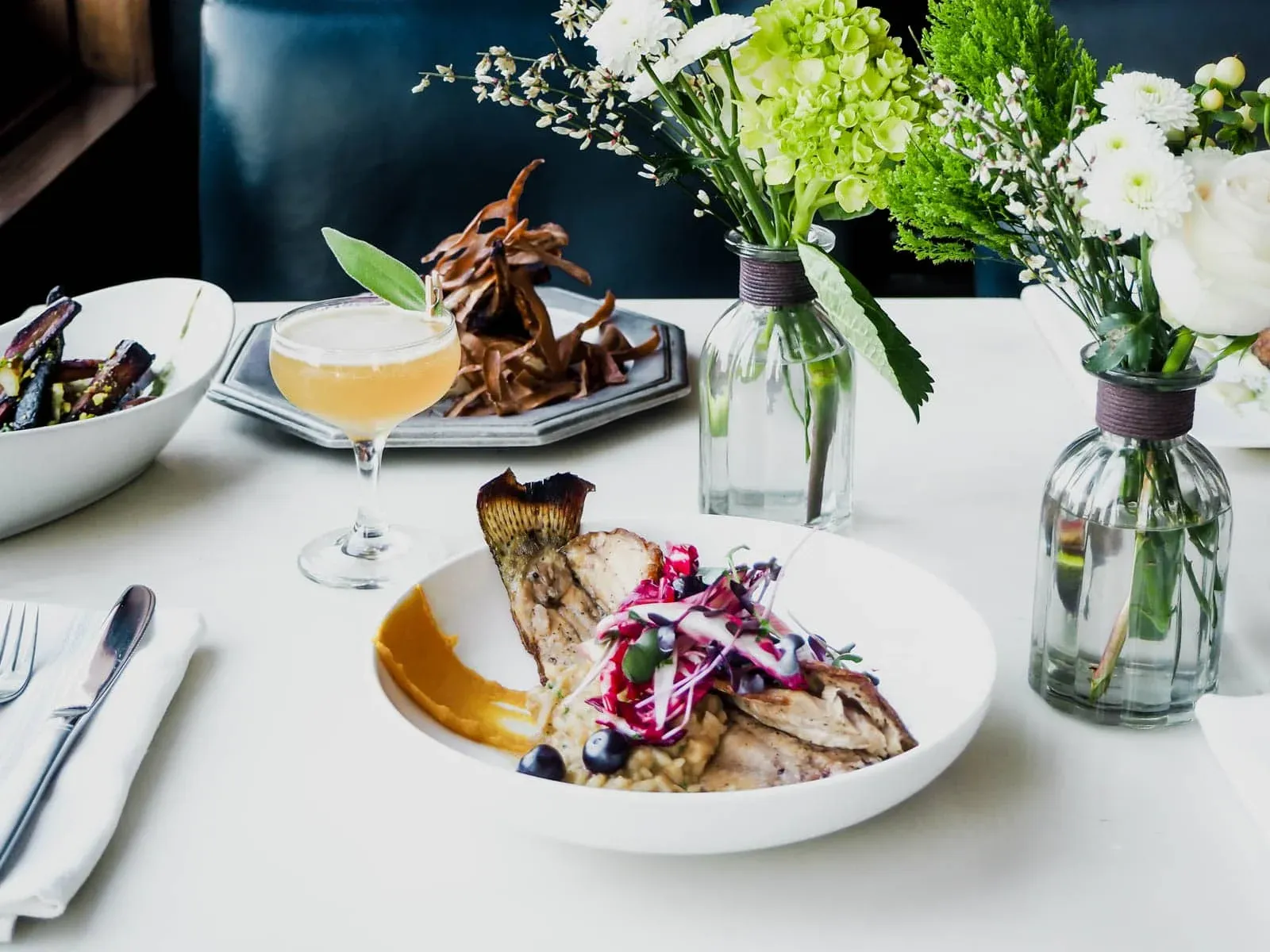 When creating beautiful food photography, capture the surrounding area