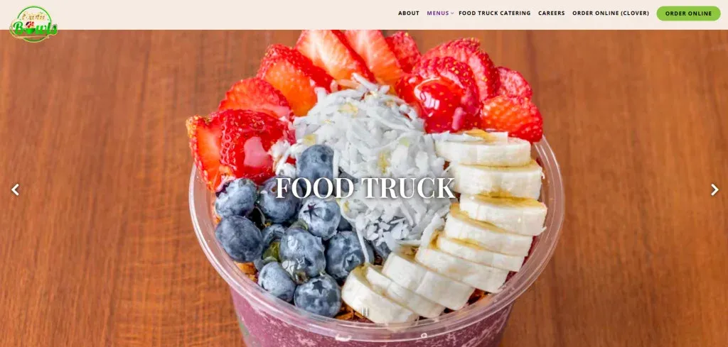 best food truck websites exotic bowls