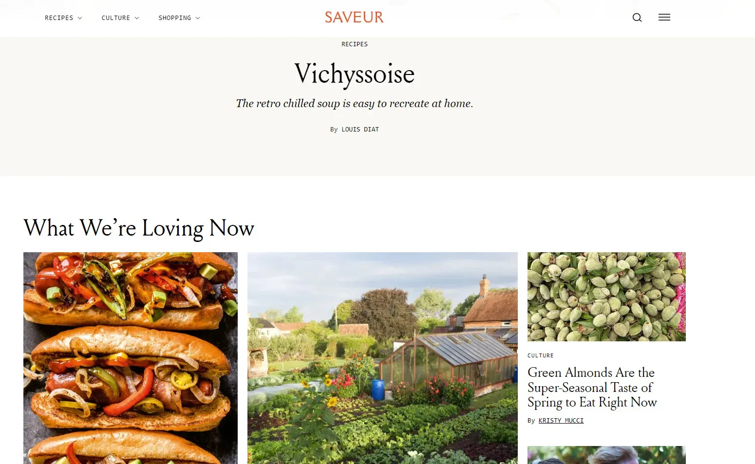 Saveur is by far the best recipe blog for some of the most exquisite dishes